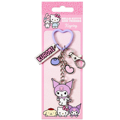 PRE-ORDER Hello Kitty Kuromi keychain