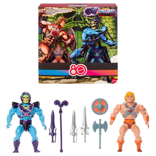 Masters of the Universe Origins 80 Anniversary He-Man and Skeletor 2Pack