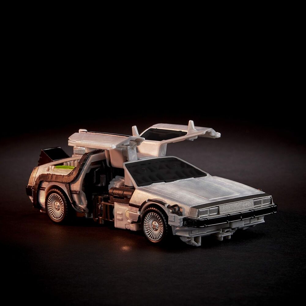 Transformers Back to the Future Delorean Gigawatt figure 14cm