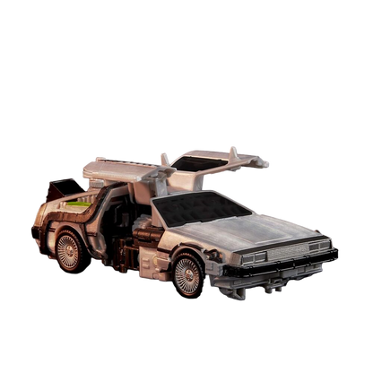 Transformers Back to the Future Delorean Gigawatt figure 14cm