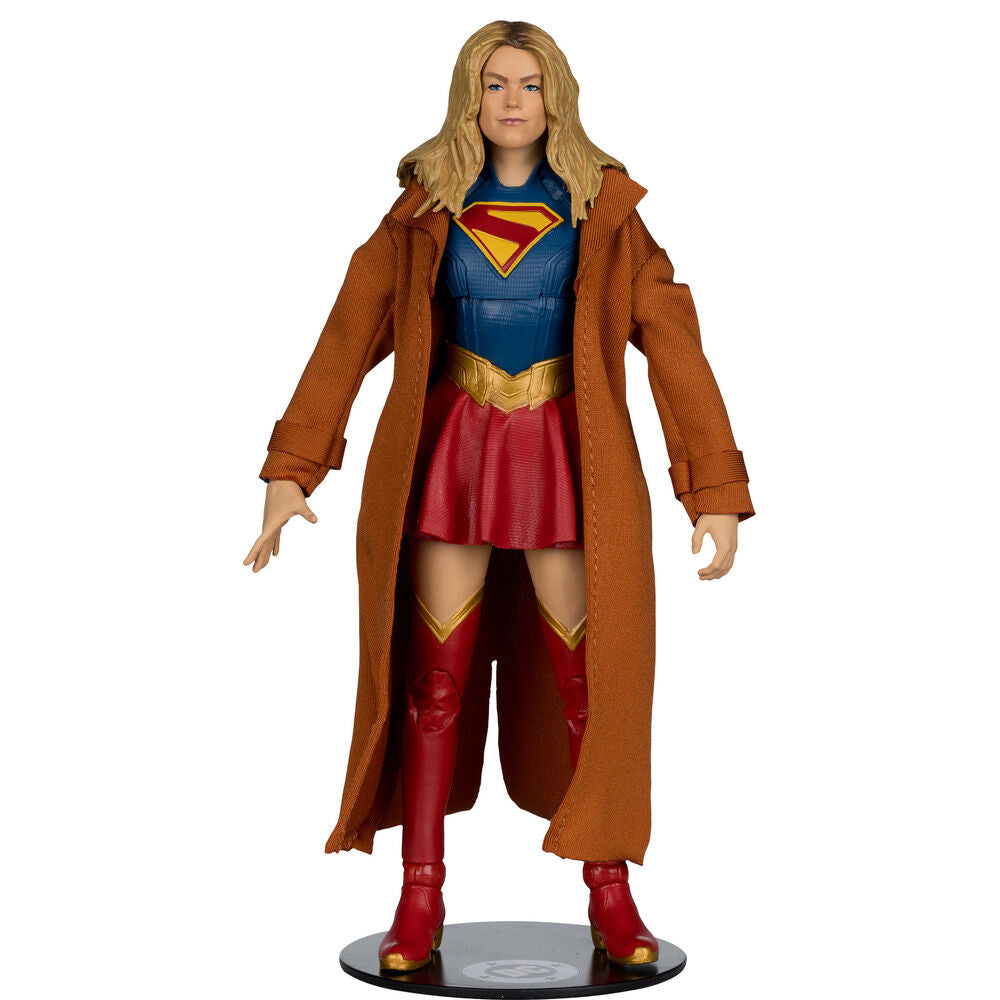 PRE-ORDER DC Comics Supergirl Deluxe Theatrical Edition Gold Label Collection Supergirl & Baby Kripto figure 18cm