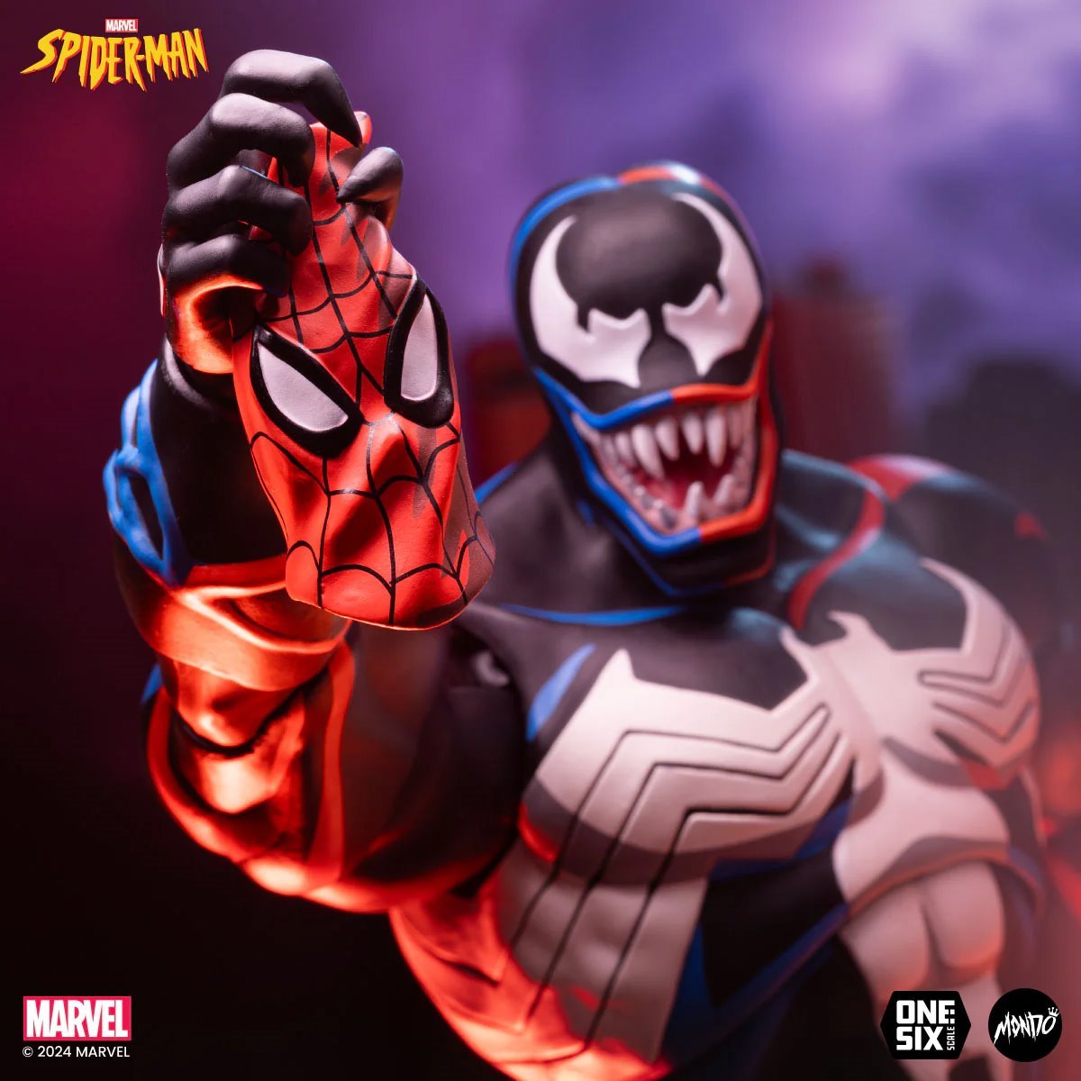 Spider-Man: The Animated Series Venom 1:6 Scale Actionfigur US-Import Mondo MDCOL030A