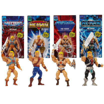 Masters of the Universe Origins He-Man 40th Anniversary 4-Pack