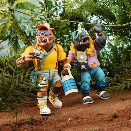 PRE-ORDER Teenage Mutant Ninja Turtles Vacation Bebop & Rocksteady 2-pack