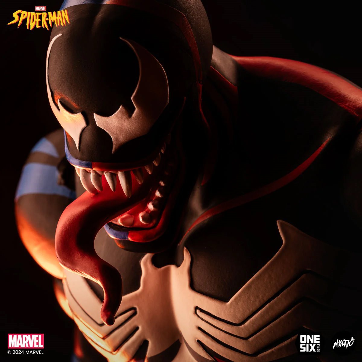 Spider-Man: The Animated Series Venom 1:6 Scale Actionfigur US-Import Mondo MDCOL030A