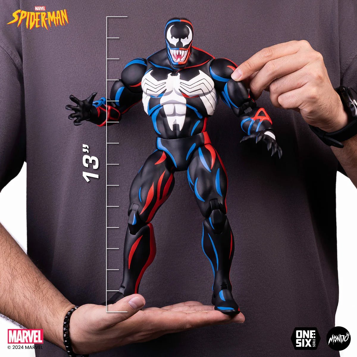 Spider-Man: The Animated Series Venom 1:6 Scale Actionfigur US-Import Mondo MDCOL030A