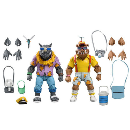 PRE-ORDER Teenage Mutant Ninja Turtles Vacation Bebop & Rocksteady 2-pack